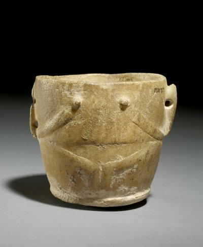 Anthropomorpher Becher, frühe Kykladen, ca. 2500 v. Chr. von Prehistoric